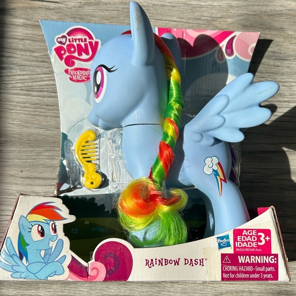 Hasbro My Little Pony Rainbow Dash - Blue with Colorful Mane